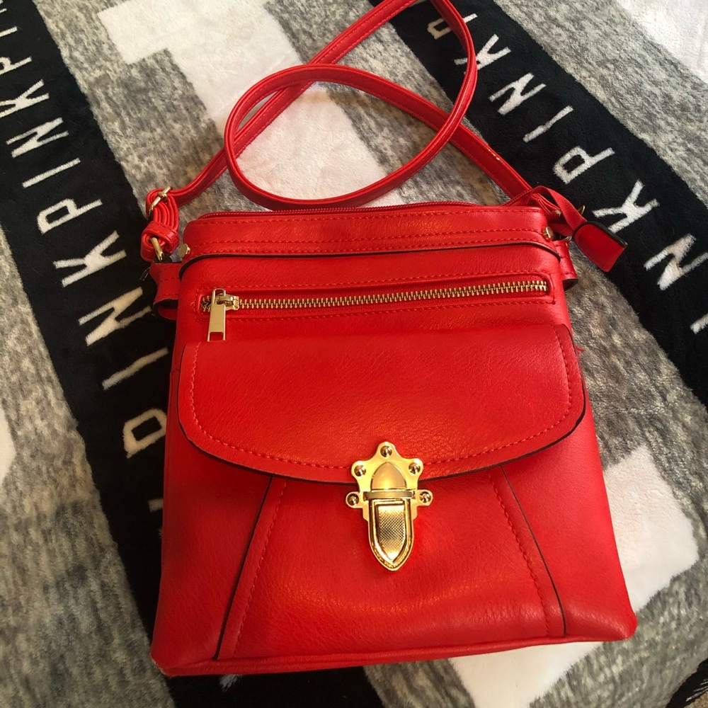 Red Crossbody Bag